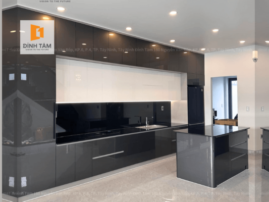 Tủ bếp sử dụng nhôm Ocean Luxury